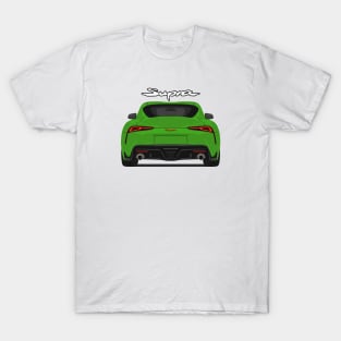 Rear Supra 5th Generation GR A90 green T-Shirt